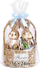 Clear Cellophane Gift Wrap Bags