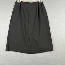 Liz Claiborne Black Pencil Skirt Size 6 VTG NWT