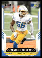 2021 Panin Score Kenneth Murray #238 Los Angeles Chargers NFL Football Base Set