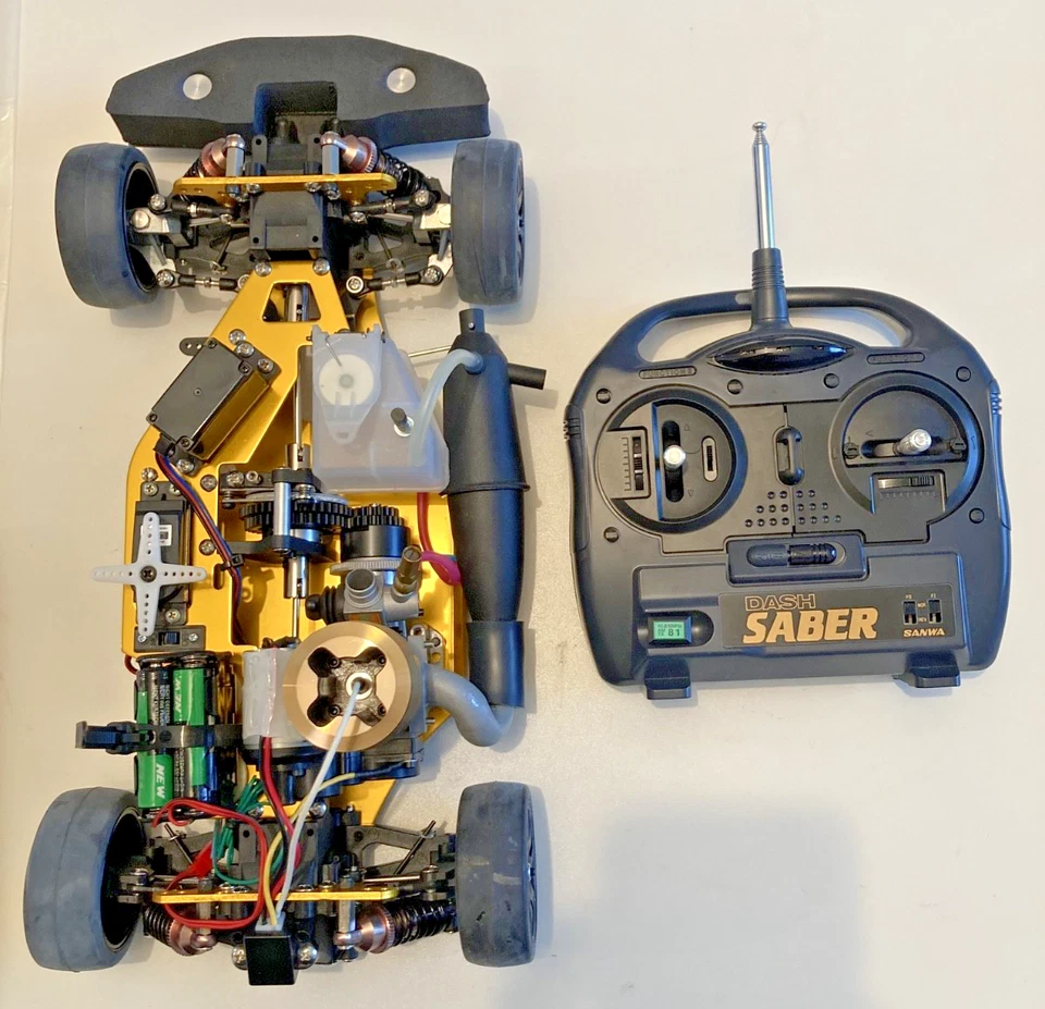 CARSON CR4 Limited Edition 4WD + Fahrzeugchassis+SANWA 2-Kanal FERNSTEUERUNG - Bild 3 von 4