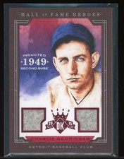 2015 PANINI CHARLIE GEHRINGER Jersey #/15 GAME USED DIAMOND KINGS