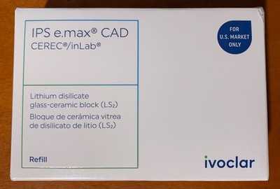 Ivoclar IPS e.max CAD blocks for Cerec emax - MT A2 / C14 - 5 blocks