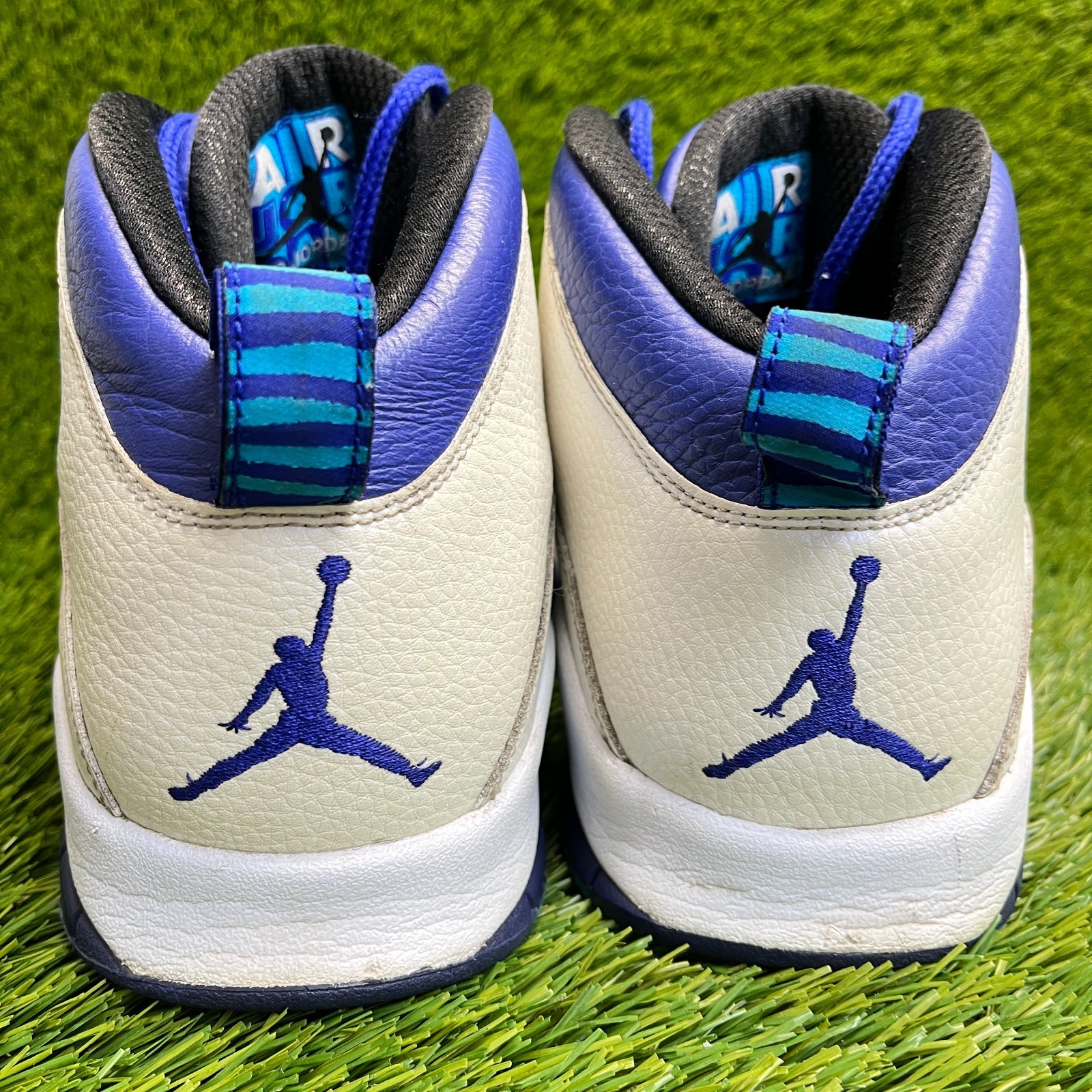 Nike Air Jordan 10 Retro Charlotte Mens Size 12 White Basketball Shoes Sneakers thumbnail 7