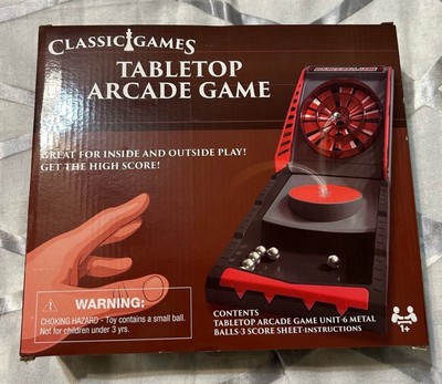 New Sealed: Classic Games Tabletop Arcade Bounce Ball Game for Travel or Home