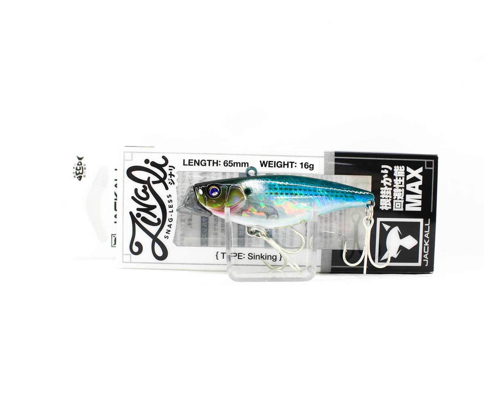 Jackall Zinari 65 Vibration Sinking Lure Suke Suke Inakko (7769)