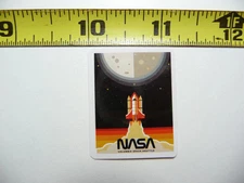 NASA COLUMBIA SPACE SHUTTLE SMALL STICKER DECAL TRAVEL VACATION MEMORY FUN