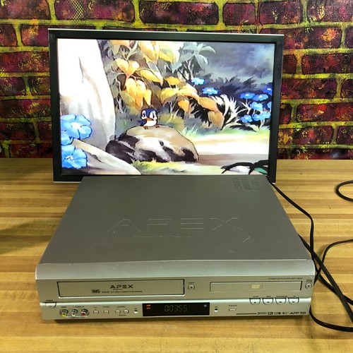 Combo reproductor de DVD APEX ADV-3800 VCR VHS 4 cabezales ¡SIN CONTROL REMOTO funciona! - Imagen 2 de 9