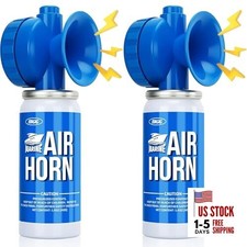 1.4oz Boat Air Horn, Loud Mini Safety Horn Can, Sports Event Starting 2pcs