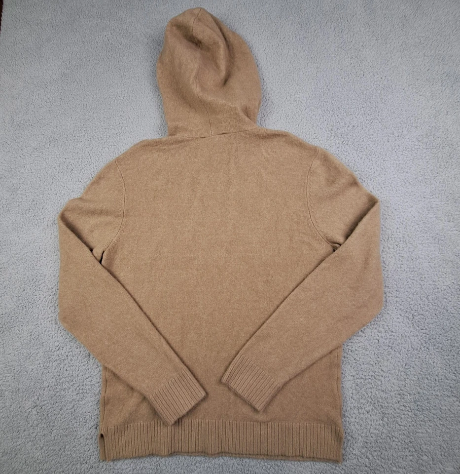 Suéter Express Para Hombre Mediano Marrón Lavado en Arcilla Sudadera con Capucha Pullover Tejido Manga Larga 2022 Foto 2 de 4