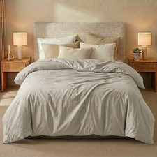 Daily 100 Cotton Queen Duvet Cover Stone