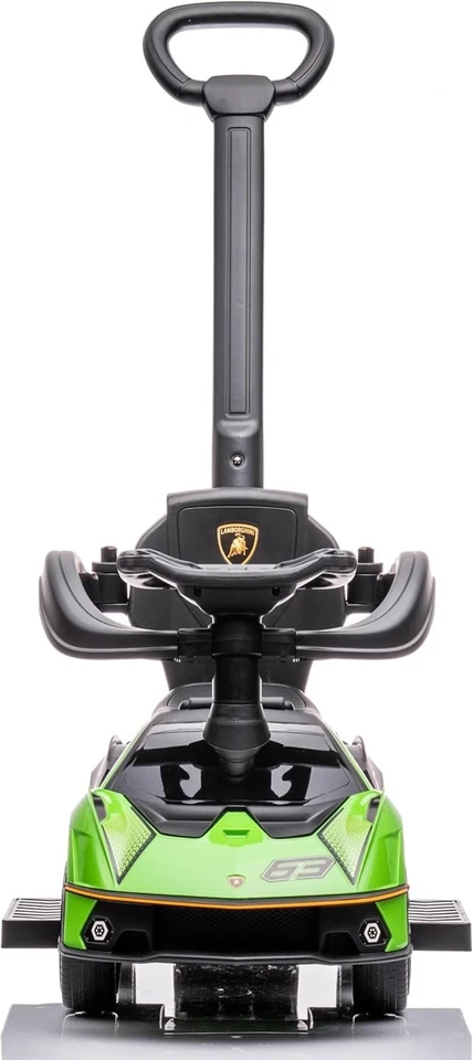 Primi Passi Cavalcabile 2 in 1 Per Bambini Lamborghini Sian Con suoni e Maniglio - Immagine 4 di 4