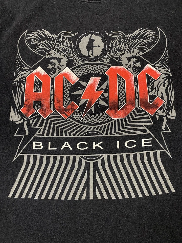 AC/DC Faded Black Ice T-Shirt - Image 3 of 4