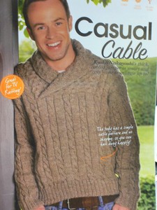 mens shawl collar sweater knitting pattern