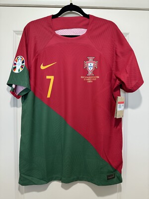 Cristiano Ronaldo #7 Mens LARGE Nike Portugal Authentic Cristiano Ronaldo #7 Mens LARGE Nike Portugal Authentic