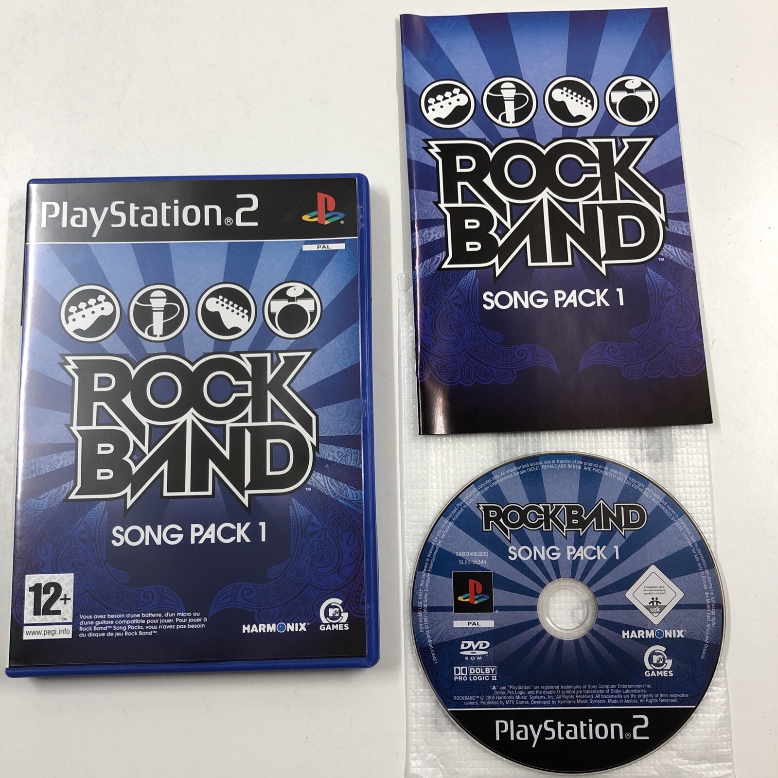 rock band song pack 1 playstation PS2 français
