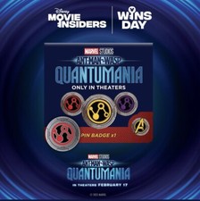 Disney Marvel Antman &The Wasp Quantumania Exclusive Pym Particle Pin SOLD OUT