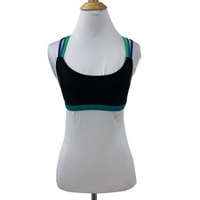 Prana Zira Top Womens XS Extra Small Multi Strap UPF 50 Scoop Front Fully Lined