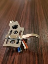 CNC Aluminum Angled Headshell , gold plated wires 30 piece Aluminum Screw set