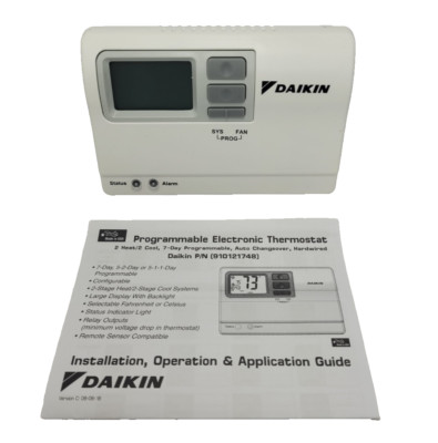 Daikin Programmable Thermostat Electronic 910121748, TSTAT Open Box
