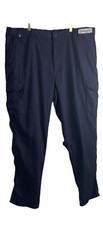 New Carhartt Relaxed Force Ripstart Cargo Work Pants 42x32 Navy 344-20