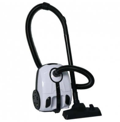 IMPECCA lightweight Bagged Canister Vacuum Cleaner w/accessories, White -Used