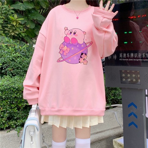 Kirby Cotton Round Neck Sweater Hoodie 