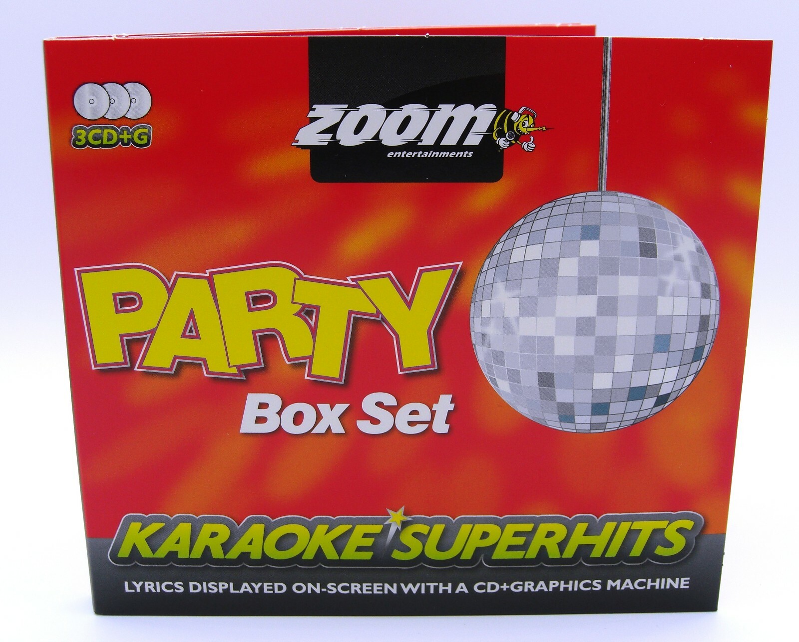 Zoom Karaoke CD+G Ultimate Party Superhits Triple CD+G Karaoke Disc