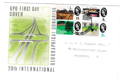 GB 1964 Geographical Congress FDC Edinburgh WS40536
