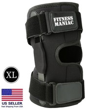 Hinged Knee Brace for Men and Women, Knee Support for Swollen ACL, X-Large