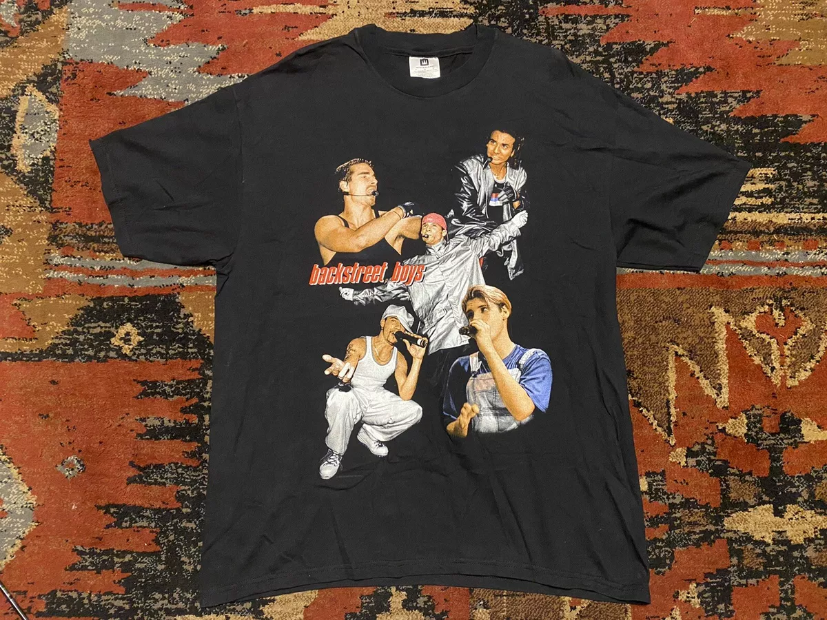 Vintage Backstreet Boys 1998 Double Sided Tour Shirt Size XL