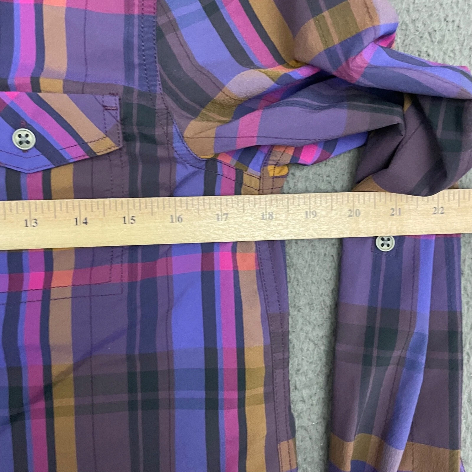 prana hooded plaid henley long sleeve hiking outdoor shirt