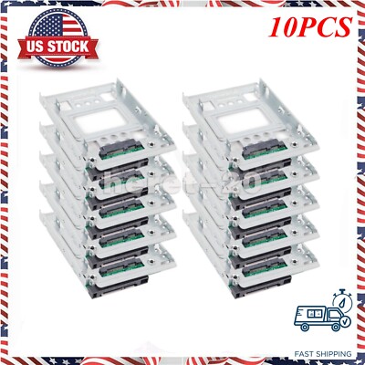 10PCS 2.5'' to 3.5'' SAS SATA SSD Adapter For HP Z820 Z840 Z620 Z640 668261-001