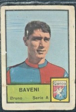 R@R@ FIGURINE FOOTBALLERS AIM (WIDE EDGE) 1964/65 * GENOA, BAVENI-REC