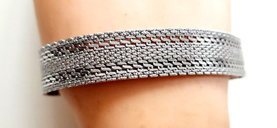 FRIEDRICH SPEIDEL ° SILBER DESIGN ARMBAND ° 835 ° SP ° Modernist ° 1970er Jahre