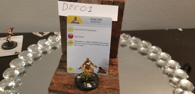 Heroclix Street Fighter set Dhalsim #103 Starter Set figure w/card  