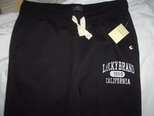 LUCKY BRAND YOUTH BOYS CAVIAR Jogger SWEATPANTS BLACK