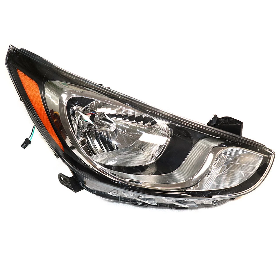 For 2012 2013 2014 Hyundai Accent Right Side Halogen Headlight Headlamp Assembly - Imagem 3 de 4