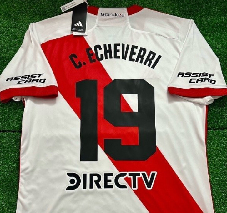 レアル決定！River Plate ホームジャージ MASTANTUONO Adidas Authentic River Plate Mastantuono 30 23/24 New Home