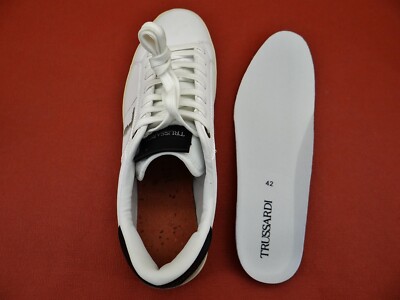 NWT Trussardi Ector Low-Top Sneaker White/Black Size 41 Trussardi Low-top sneakers for Men | Online Sale up to 44  main image 4