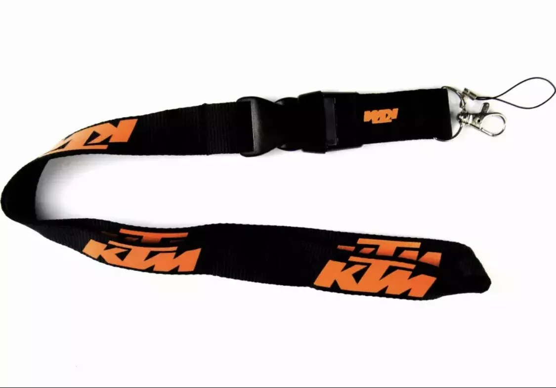 KTM Lanyard For Neck ID Phone Holder Strap Key Chain Bike Pit Pass UK  Seller