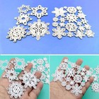 25 PCS Snowflake Dies Christmas Die Cuts for Card Making Metal Cutting Dies NEW