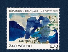 1995 TIMBRE FRANCE NEUF** N°2928 ZAO WOU KI SÉRIE ARTISTIQUE 