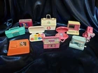 Vtg 80s Barbie Accessories Camcorder Sewing Machine Computer Makeup Paints Dr.