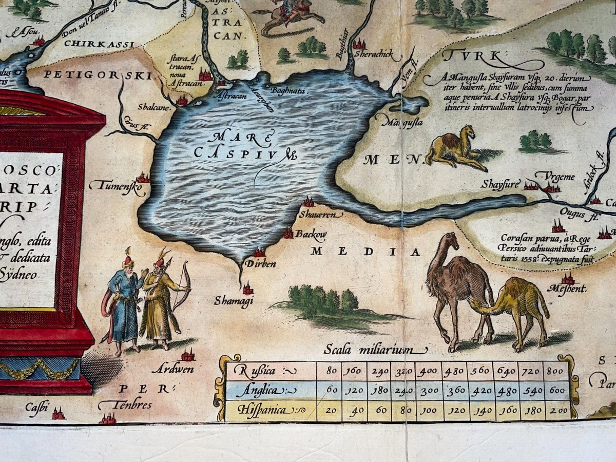 Mapa vintage da Federação Russa em plexiglassas e madeira de abeto por Dmb