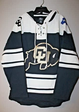 New NCAA Colorado Buffaloes Lacer jersey style mid weight cotton hoodie men's L