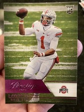 Justin Fields 2021 Chronicles Draft Picks Prestige Rookie RC Purple Parallel!