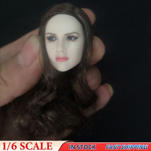 1/6 Nordic Vikings Solider Female Girl Head Sculpt Fit 12" DIY Hot Toys Figures - Picture 1 of 4