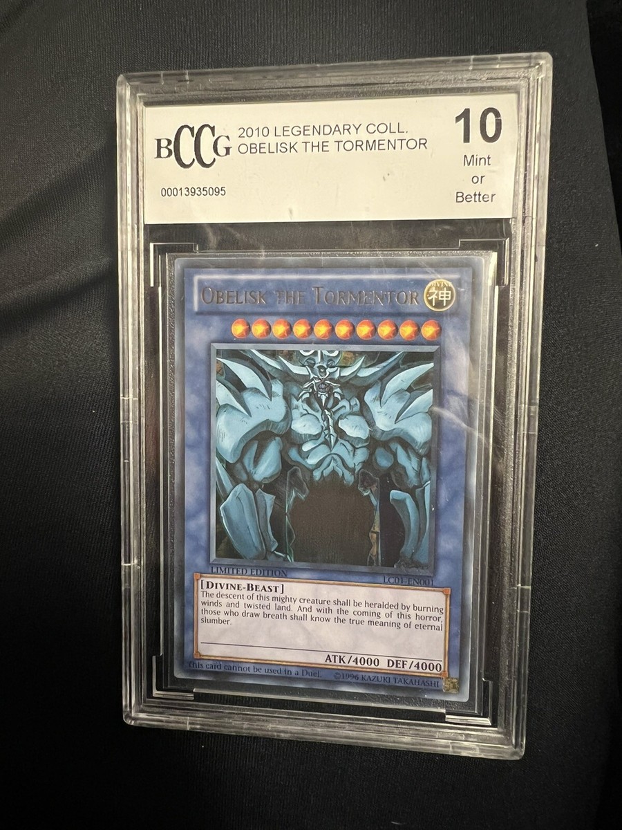 YUGIOH TCG Obelisk the Tormentor 2010 Legendary Collection Beckett