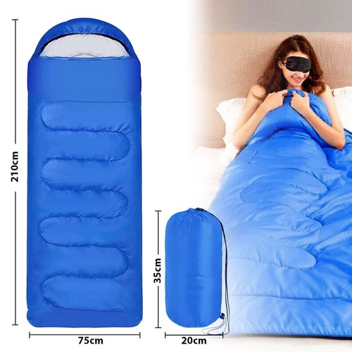Schlafsack Winter Mumienschlafsack Campingschlafsack Feldbett Outdoor Camping DE - Bild 6 von 21
