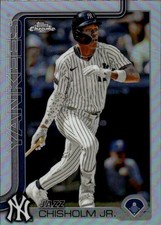 2025 Topps Chrome Jazz Chisholm Jr. #283 Refractors New York Yankees 28J